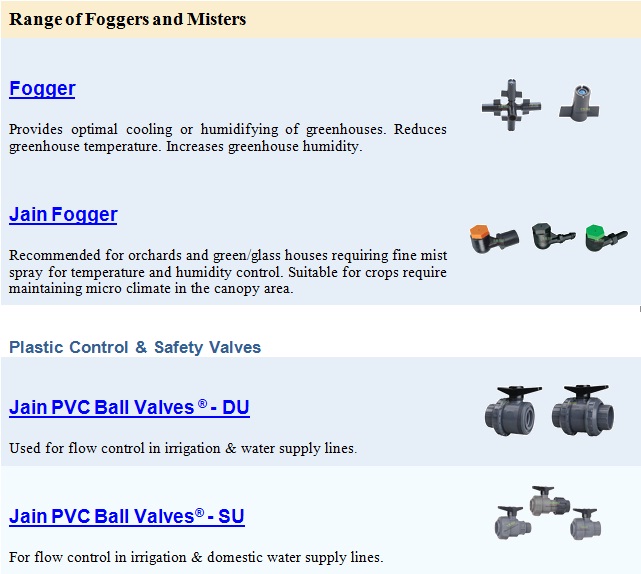 Range of Foggers and Misters-1